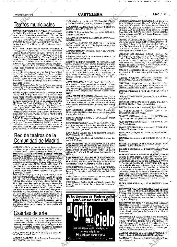ABC MADRID 21-04-1998 página 121