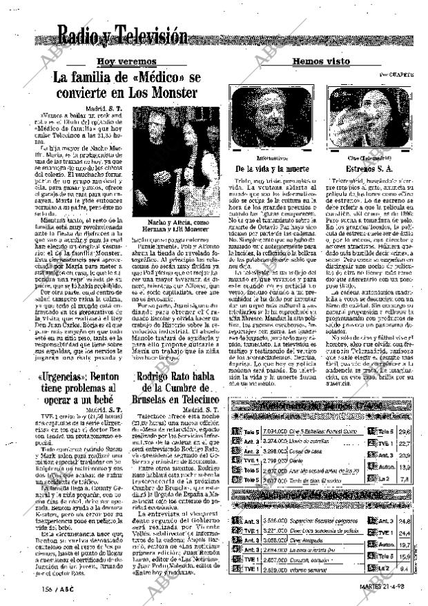 ABC MADRID 21-04-1998 página 156