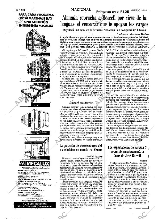 ABC MADRID 21-04-1998 página 24