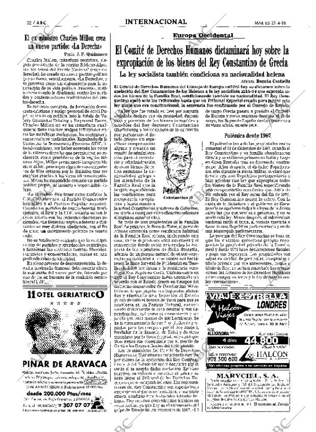 ABC MADRID 21-04-1998 página 32