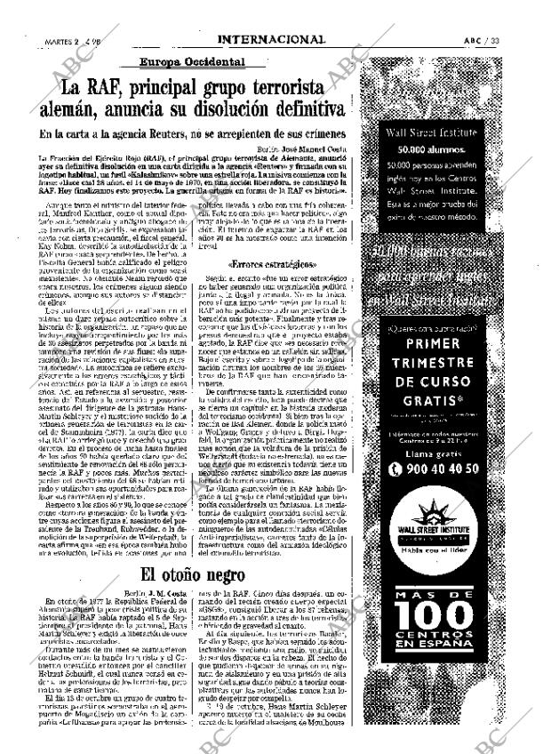 ABC MADRID 21-04-1998 página 33