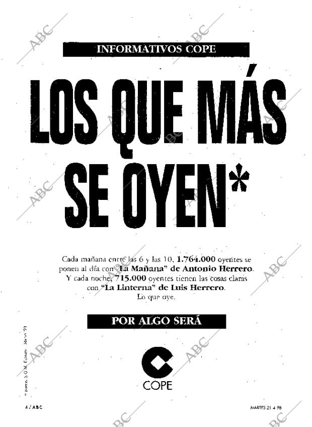 ABC MADRID 21-04-1998 página 4