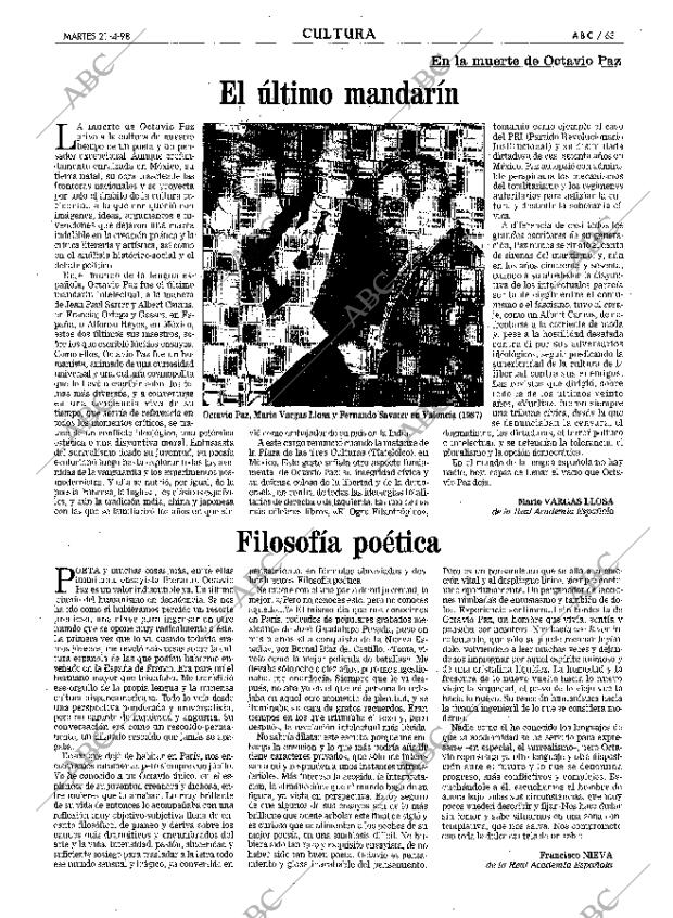 ABC MADRID 21-04-1998 página 63