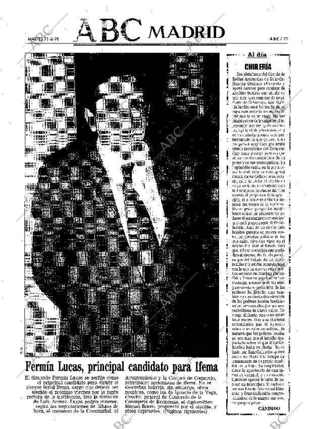 ABC MADRID 21-04-1998 página 77