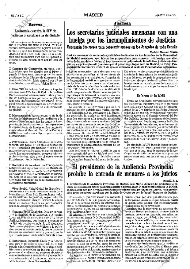 ABC MADRID 21-04-1998 página 82