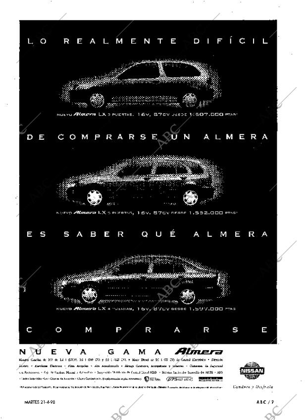 ABC MADRID 21-04-1998 página 9