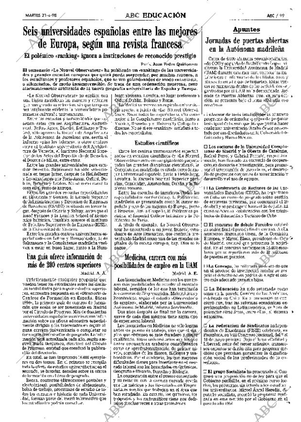 ABC MADRID 21-04-1998 página 99