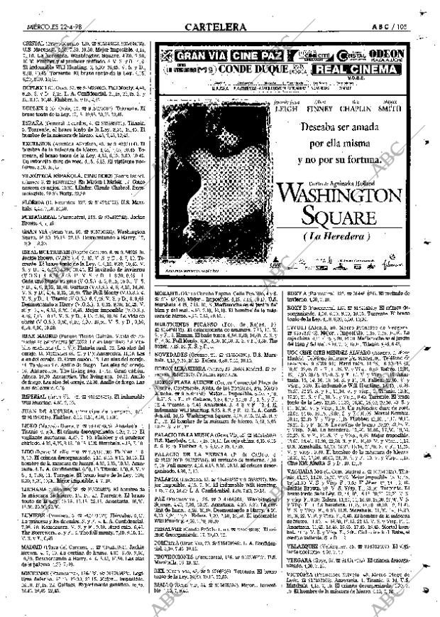 ABC MADRID 22-04-1998 página 105
