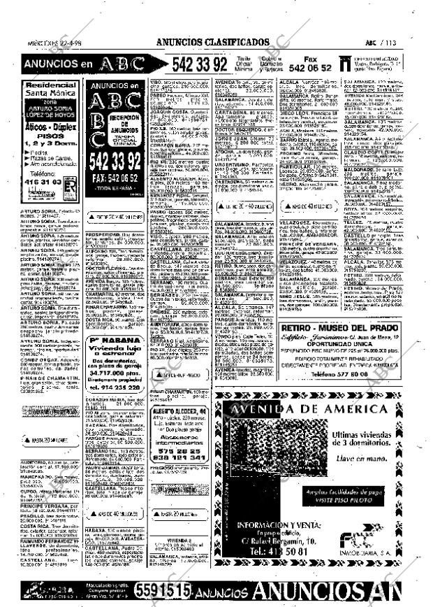 ABC MADRID 22-04-1998 página 113