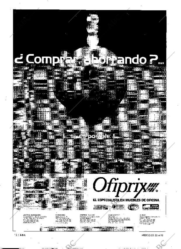 ABC MADRID 22-04-1998 página 12