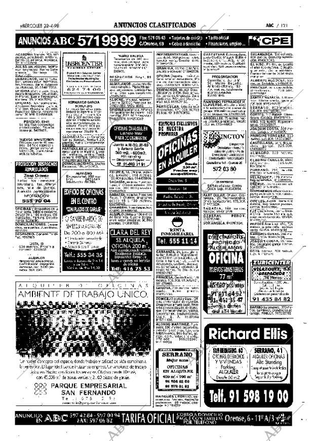 ABC MADRID 22-04-1998 página 121