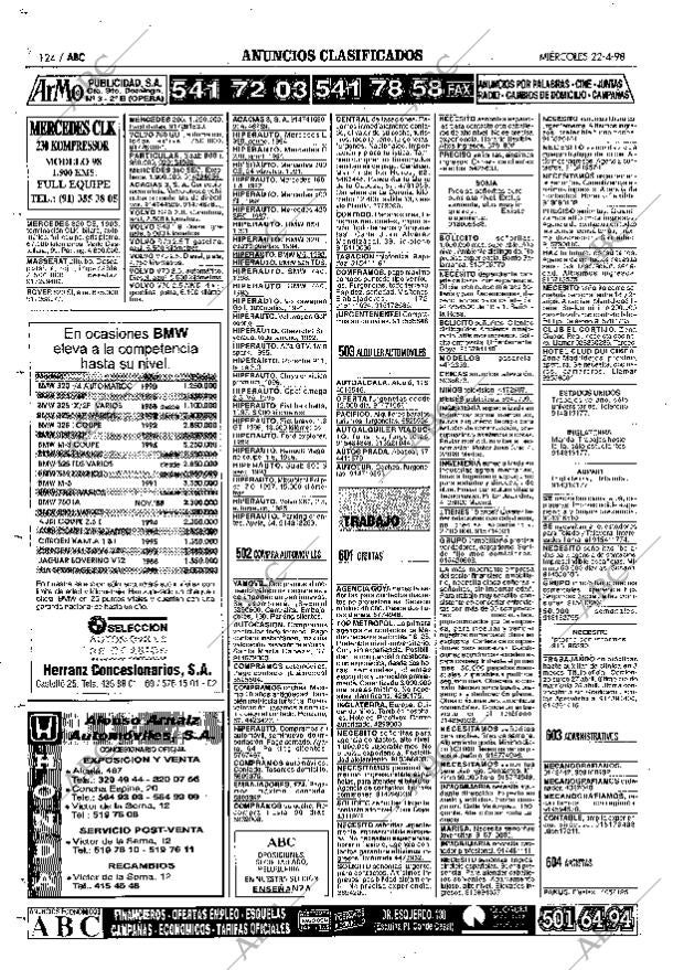 ABC MADRID 22-04-1998 página 124