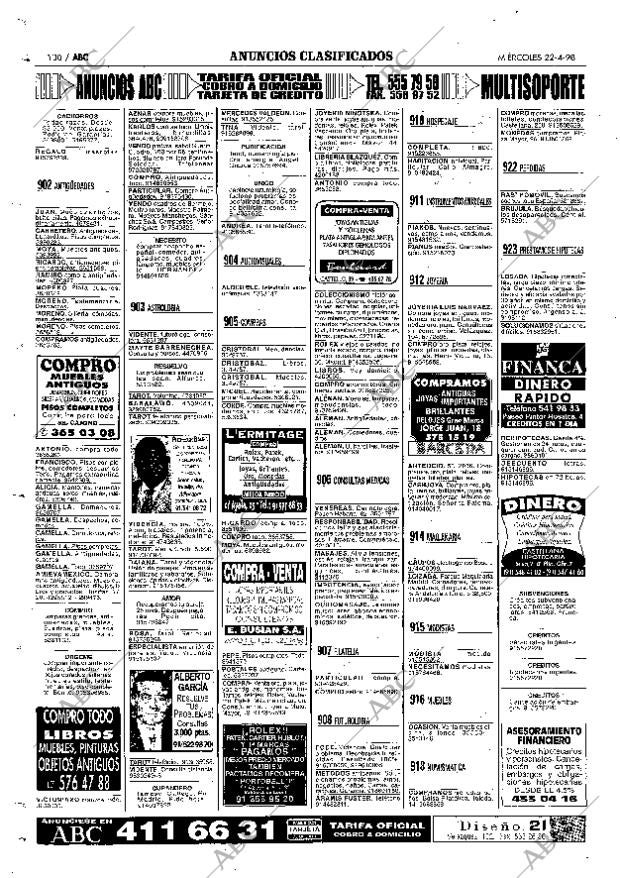 ABC MADRID 22-04-1998 página 130
