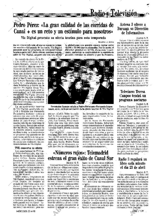 ABC MADRID 22-04-1998 página 139