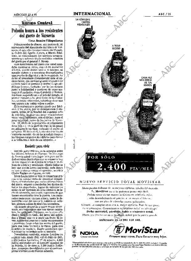 ABC MADRID 22-04-1998 página 35