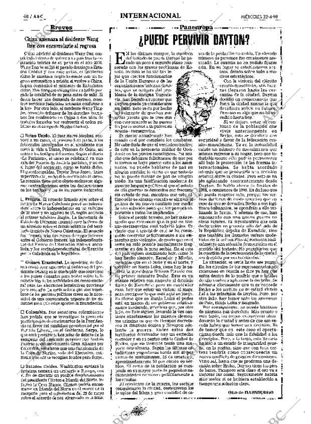 ABC MADRID 22-04-1998 página 38
