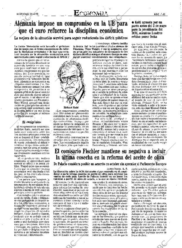ABC MADRID 22-04-1998 página 41