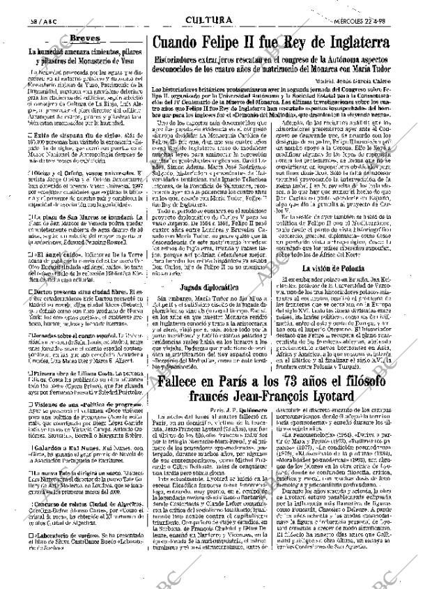 ABC MADRID 22-04-1998 página 58