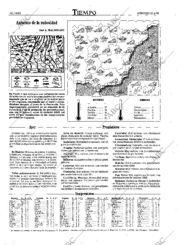ABC MADRID 22-04-1998 página 66