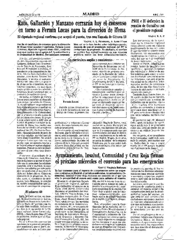 ABC MADRID 22-04-1998 página 69