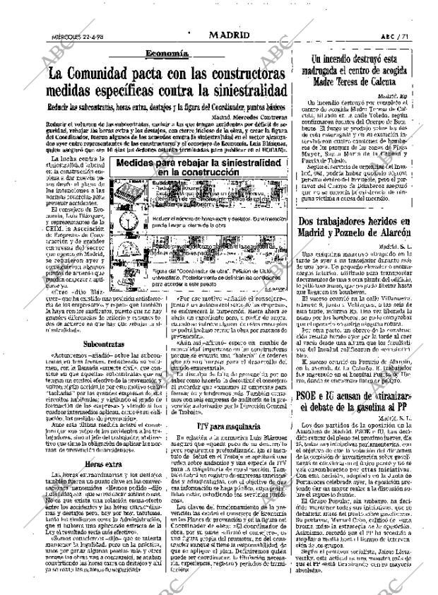 ABC MADRID 22-04-1998 página 71