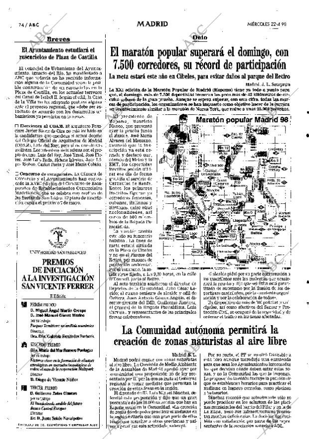 ABC MADRID 22-04-1998 página 74