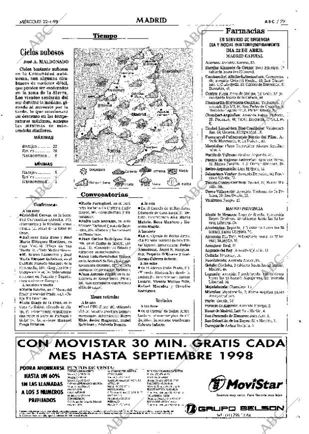 ABC MADRID 22-04-1998 página 79