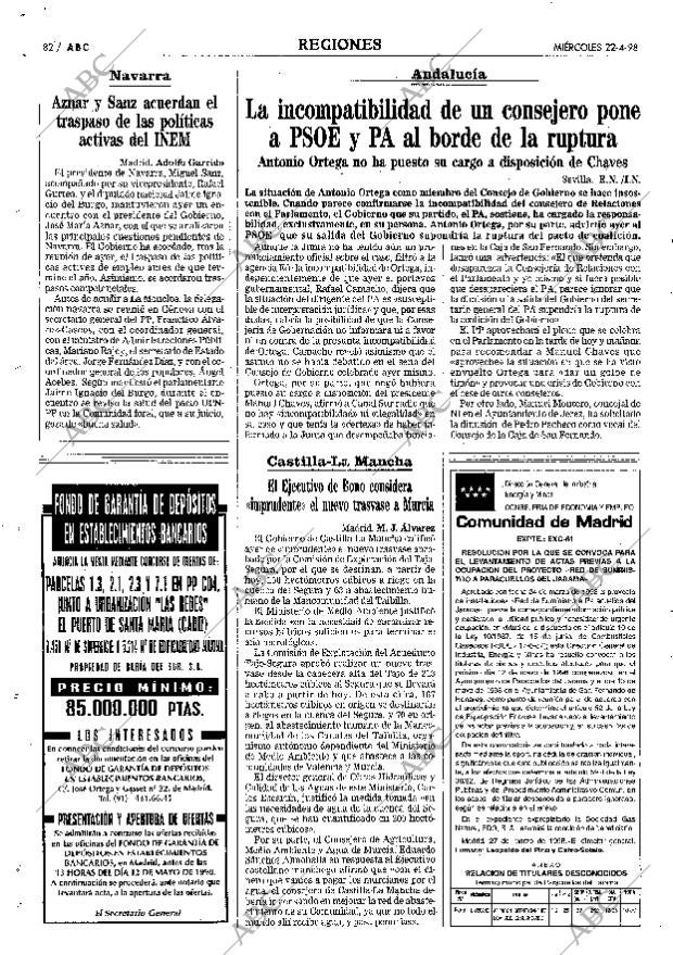 ABC MADRID 22-04-1998 página 82