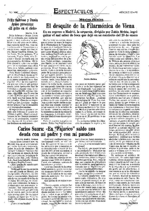 ABC MADRID 22-04-1998 página 96
