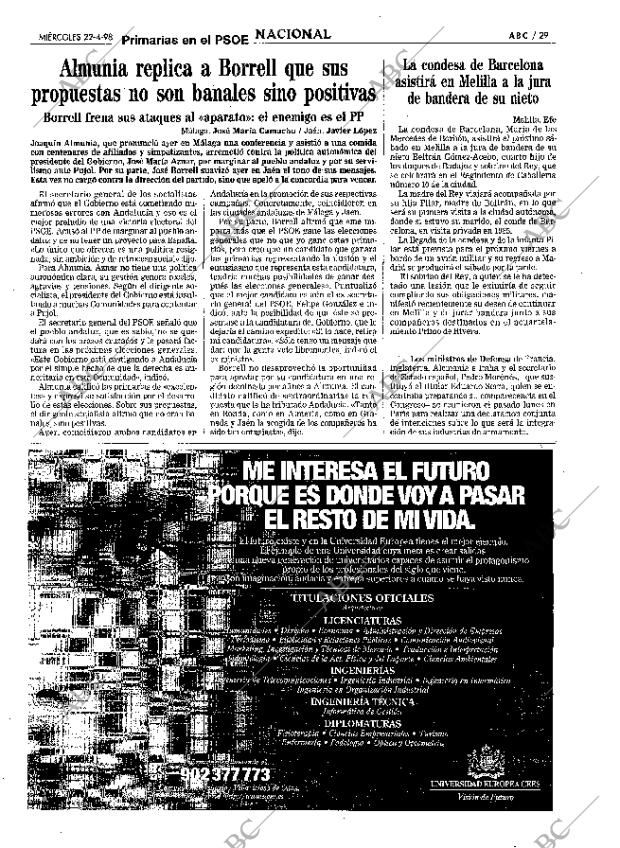 ABC SEVILLA 22-04-1998 página 29