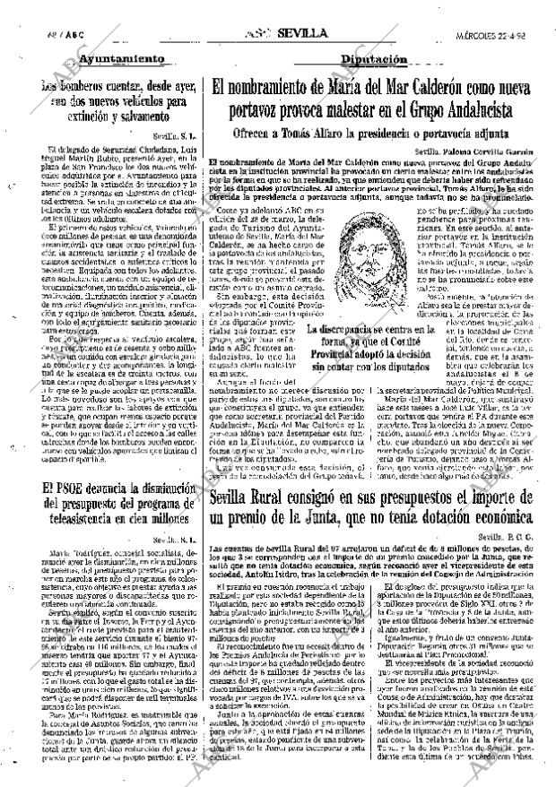 ABC SEVILLA 22-04-1998 página 68