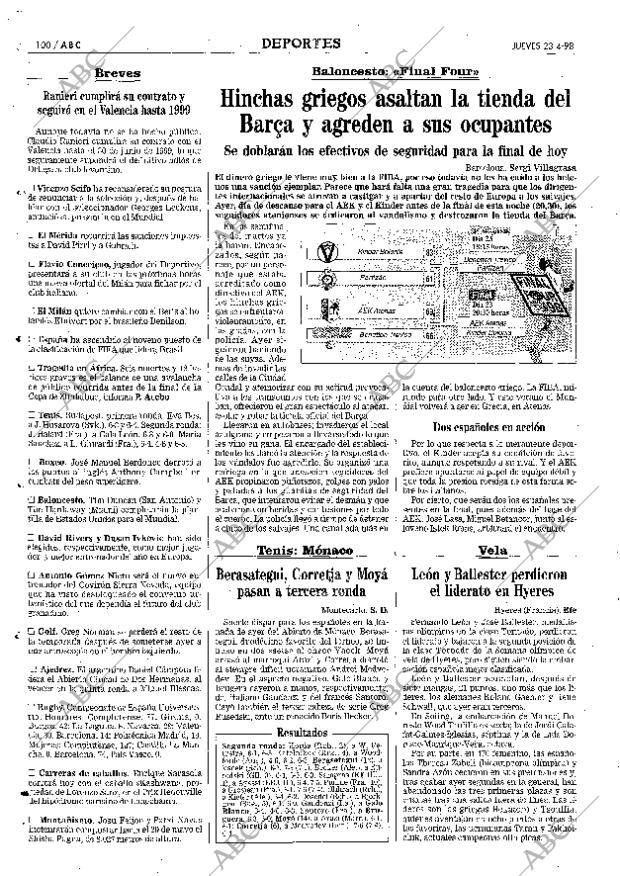 ABC MADRID 23-04-1998 página 100