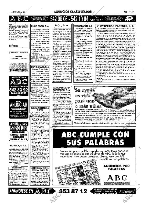 ABC MADRID 23-04-1998 página 139