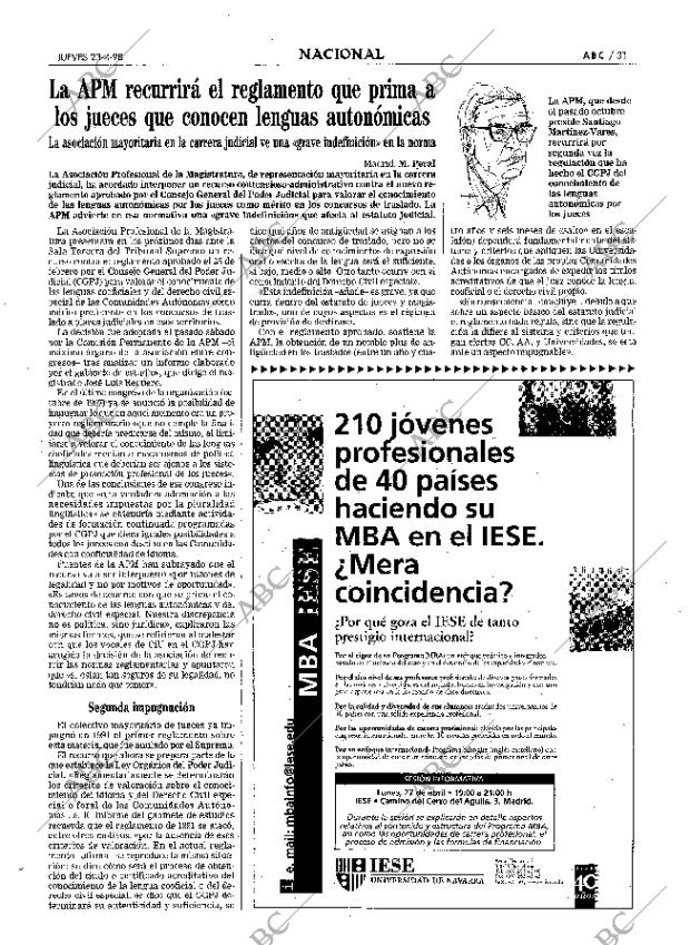 ABC MADRID 23-04-1998 página 31