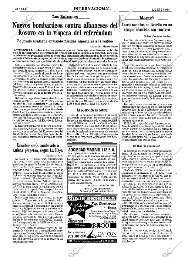 ABC MADRID 23-04-1998 página 40