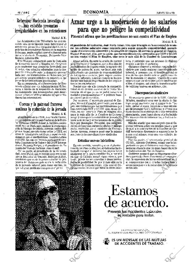 ABC MADRID 23-04-1998 página 48