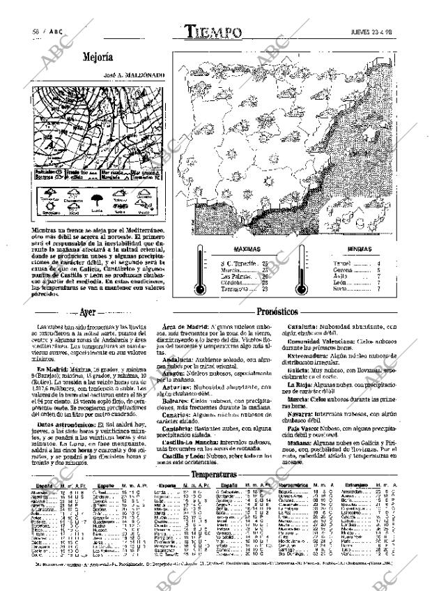 ABC MADRID 23-04-1998 página 58