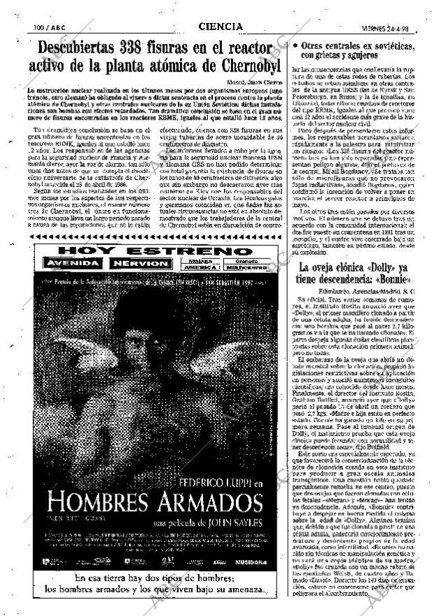 ABC SEVILLA 24-04-1998 página 100