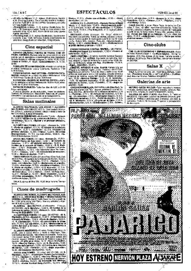 ABC SEVILLA 24-04-1998 página 106