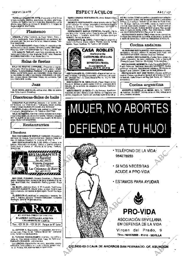 ABC SEVILLA 24-04-1998 página 107