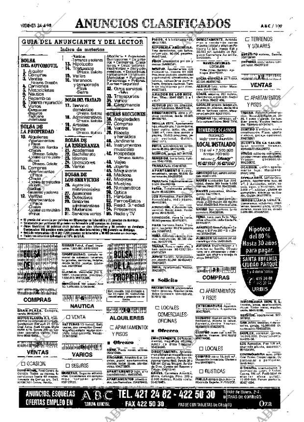 ABC SEVILLA 24-04-1998 página 109