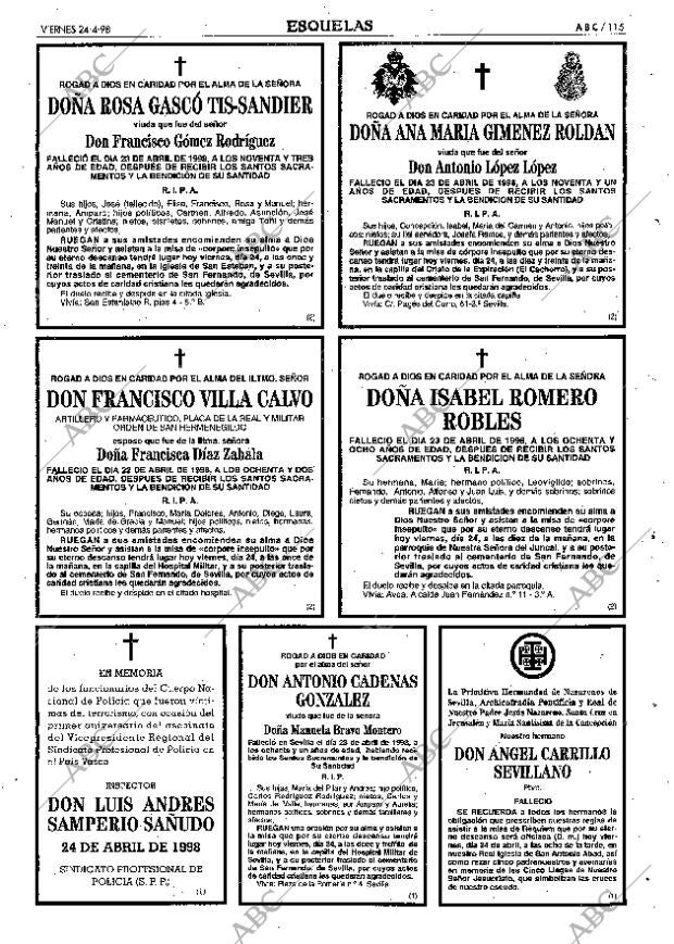 ABC SEVILLA 24-04-1998 página 115