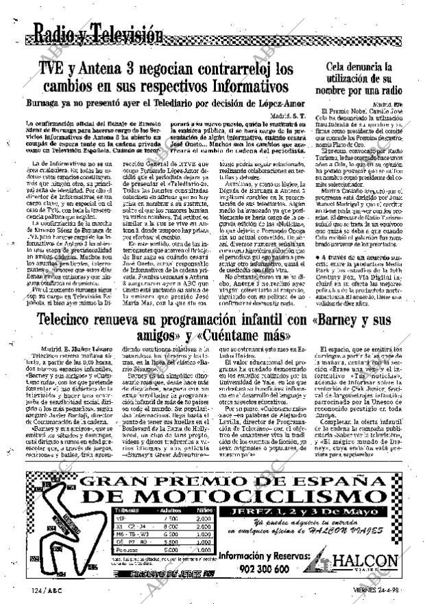 ABC SEVILLA 24-04-1998 página 124
