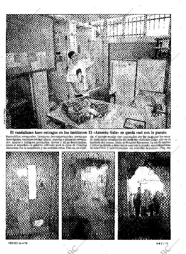 ABC SEVILLA 24-04-1998 página 13
