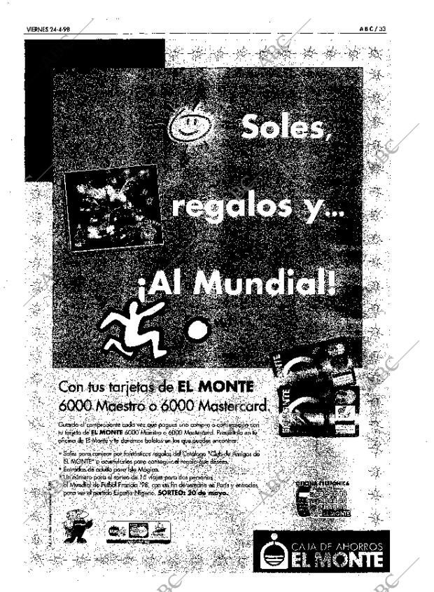 ABC SEVILLA 24-04-1998 página 33