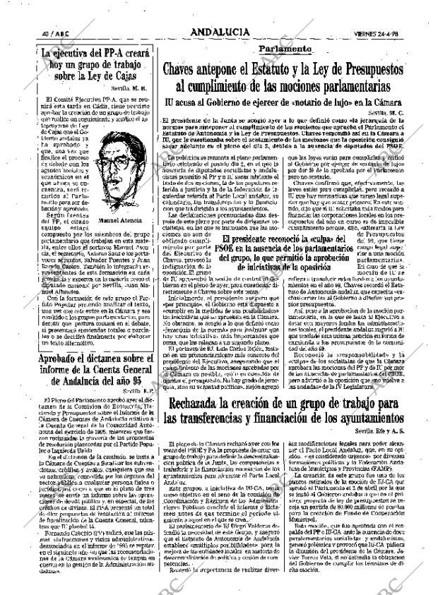 ABC SEVILLA 24-04-1998 página 40