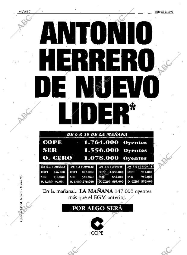 ABC SEVILLA 24-04-1998 página 44