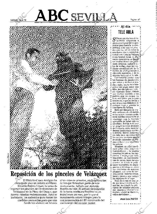 ABC SEVILLA 24-04-1998 página 47