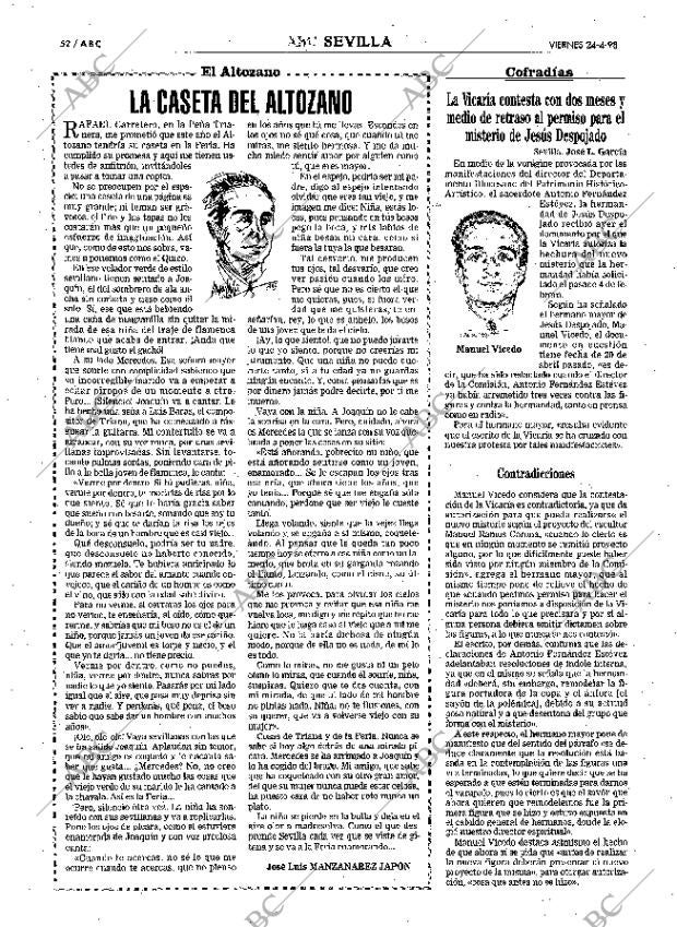 ABC SEVILLA 24-04-1998 página 52