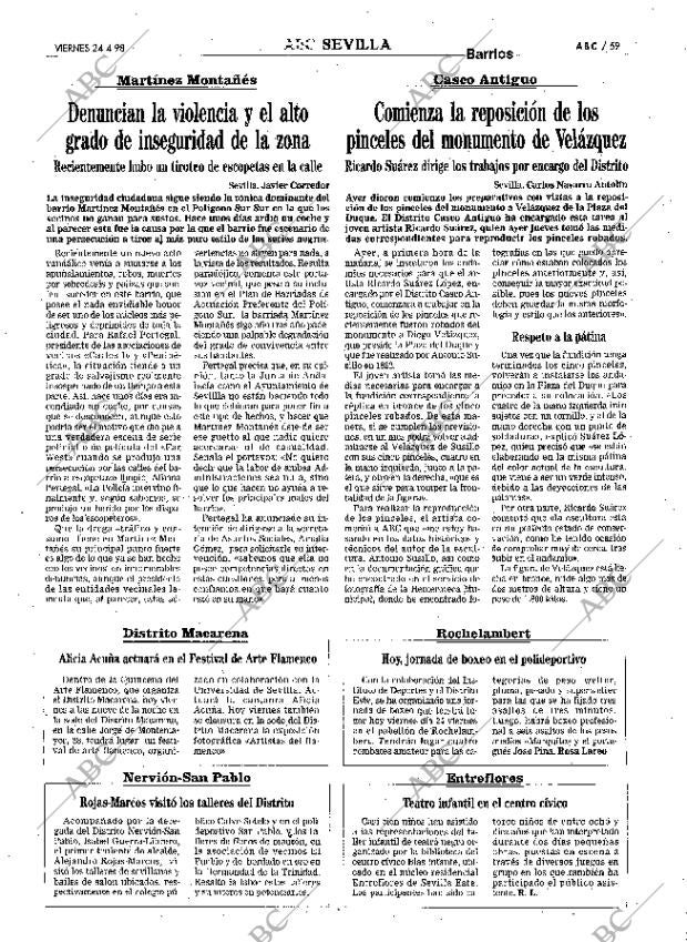 ABC SEVILLA 24-04-1998 página 59